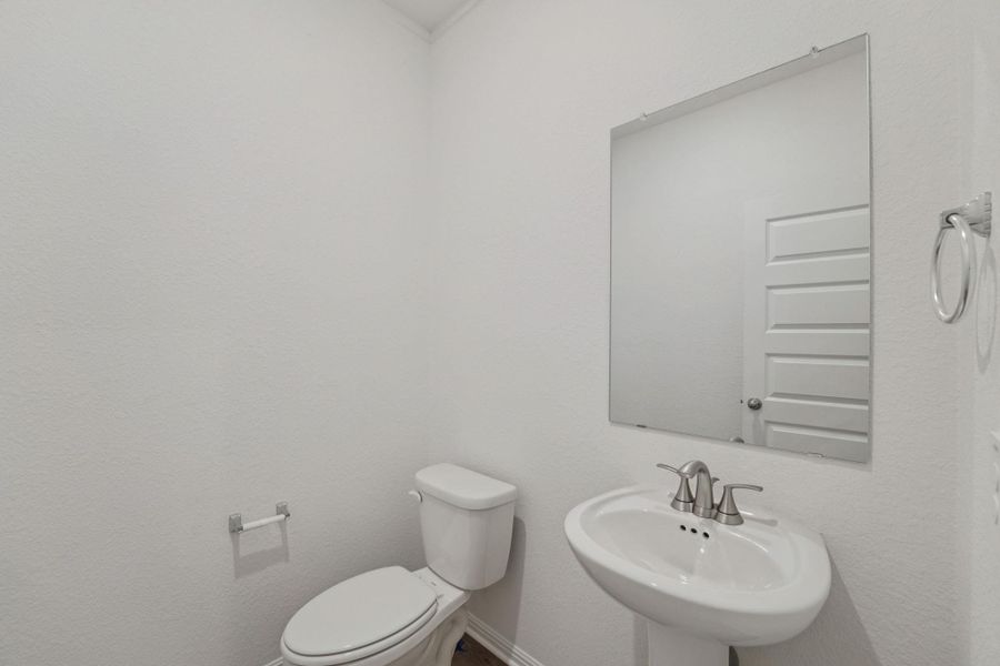 Bathroom with toilet and a sink
