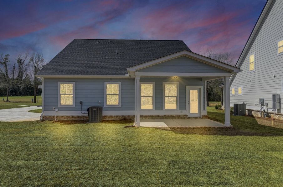 Exterior details and patio area of a home in Clubside Reserve at Summerlake, Lexington (Image 33).