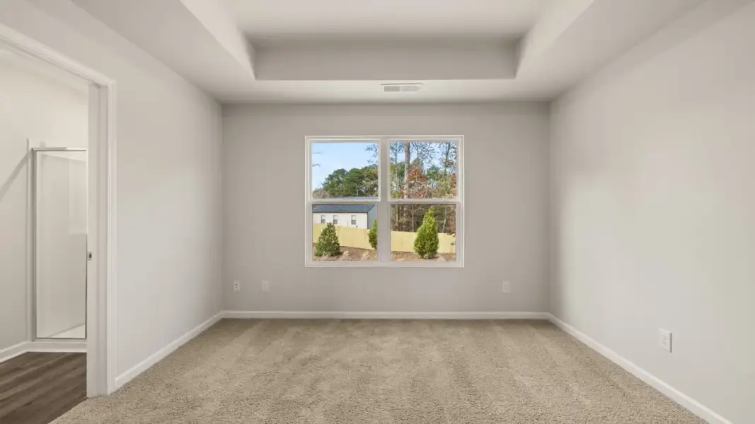 Representative unfurnished interior of a home built from the Ansley by D.R. Horton in Stillwater Lake Oconee, Eatonton (Image 22).