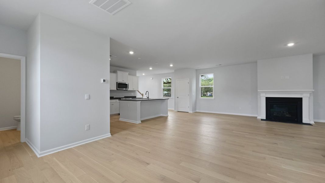Representative unfurnished interior of a home built from the RUBY by D.R. Horton in Founders Corner, Summerville (Image 11).