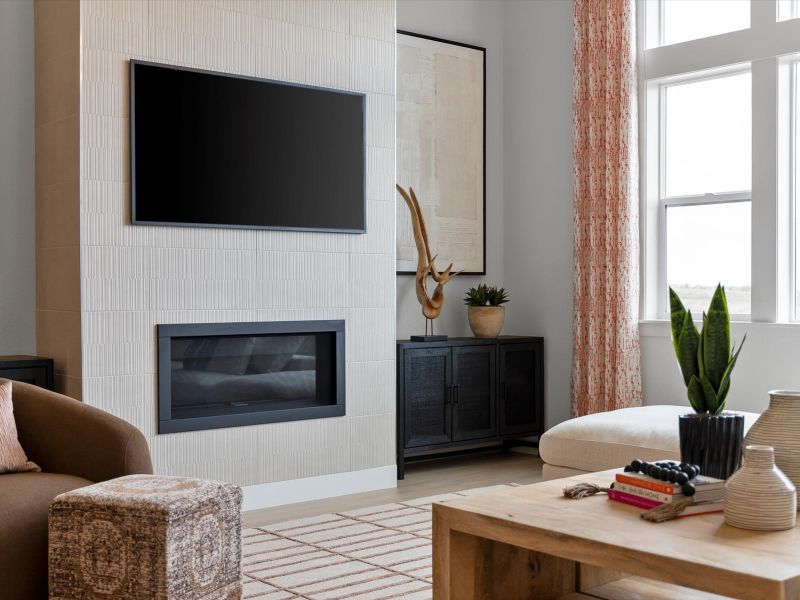 Representative furnished interior of a home built from the Walter by Lokal Homes in Jackson Creek, Monument (Image 7). Representative furnished interior of a home built from the Walter by Lokal Homes in Jackson Creek, Monument (Image 7).