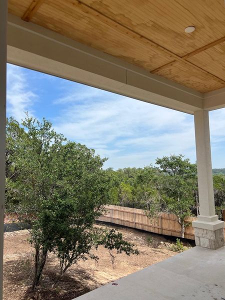 Exterior details and patio area of a home in Riverstone, Georgetown (Image 4). Exterior details and patio area of a home in Riverstone, Georgetown (Image 4).