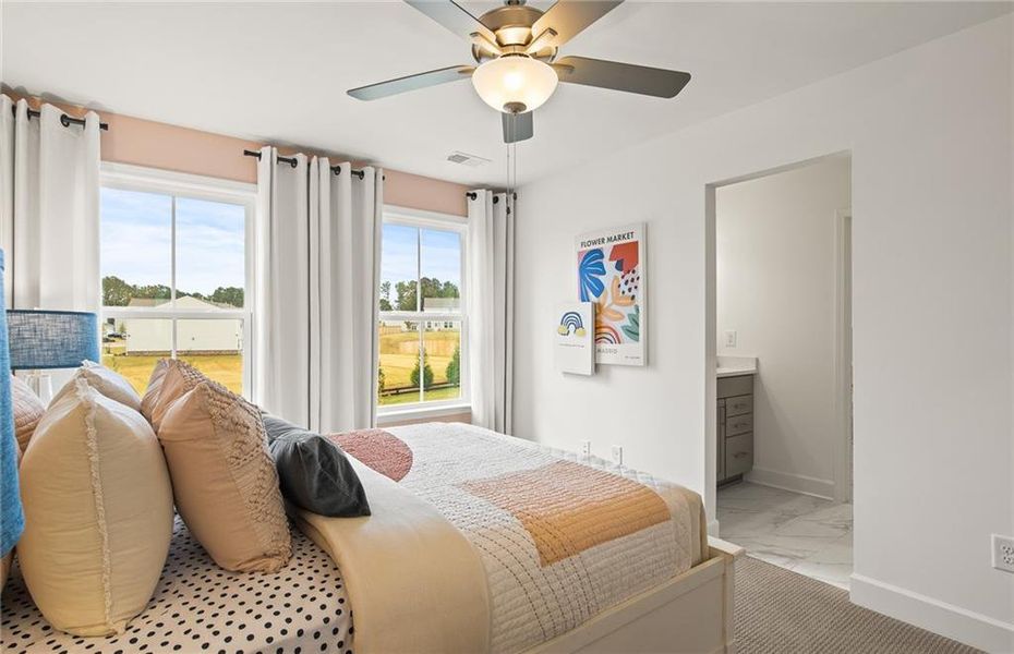 Furnished interior view inside a new home in Anderson Point Estates, McDonough (Image 23).