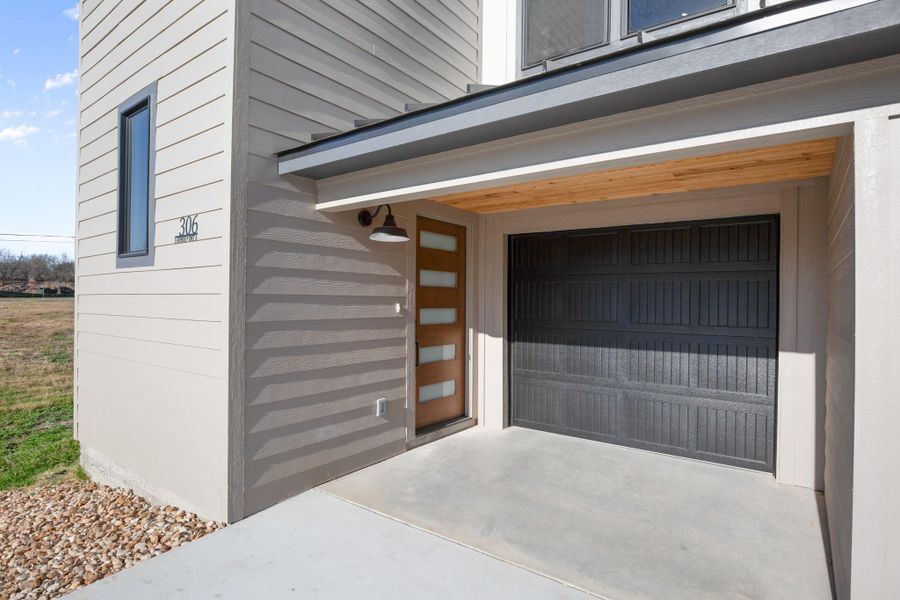 View of exterior entry