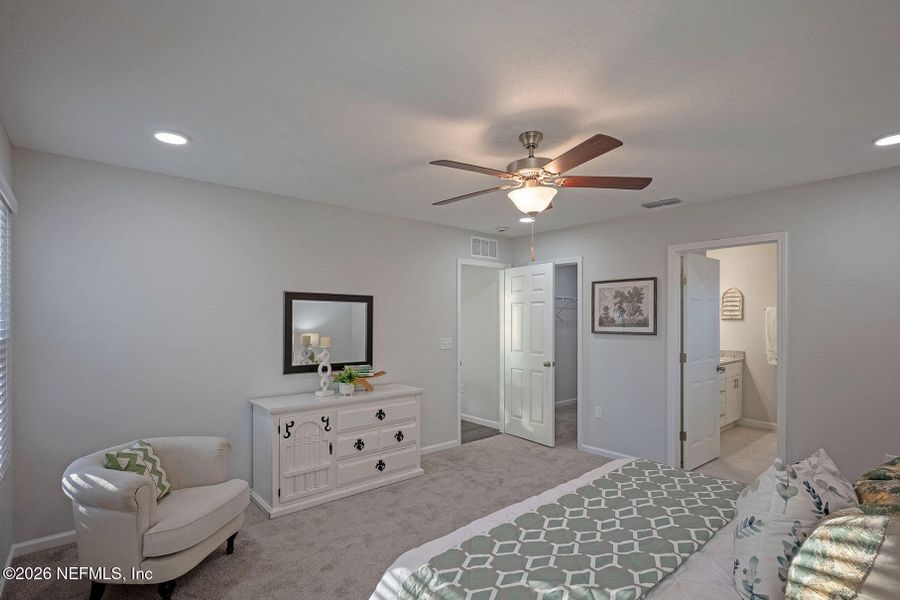 Furnished interior view inside a new home in , Jacksonville (Image 8). Furnished interior view inside a new home in , Jacksonville (Image 8).