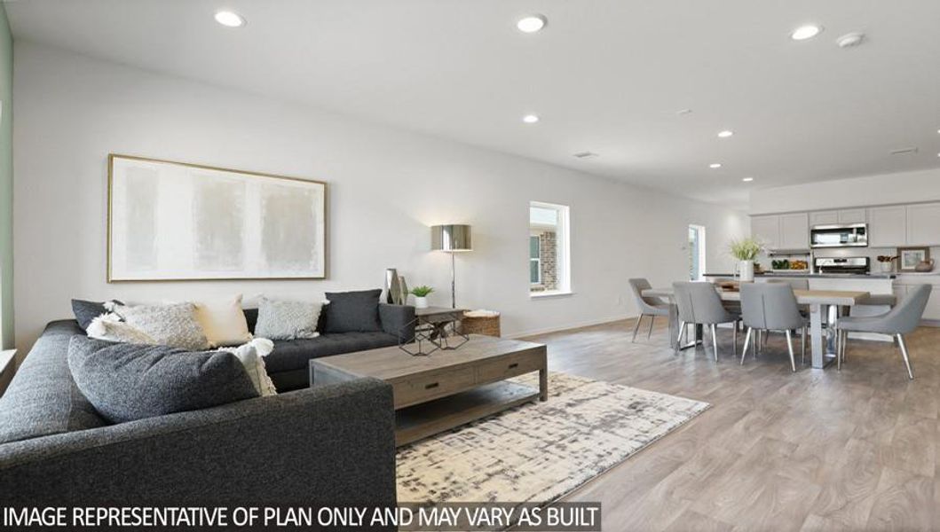 Furnished interior view inside a new home in , Crosby (Image 16).