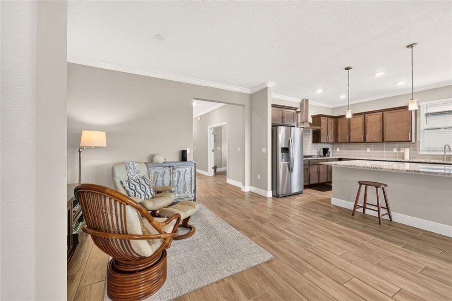 Furnished interior view inside a new home in , Ocala (Image 43).