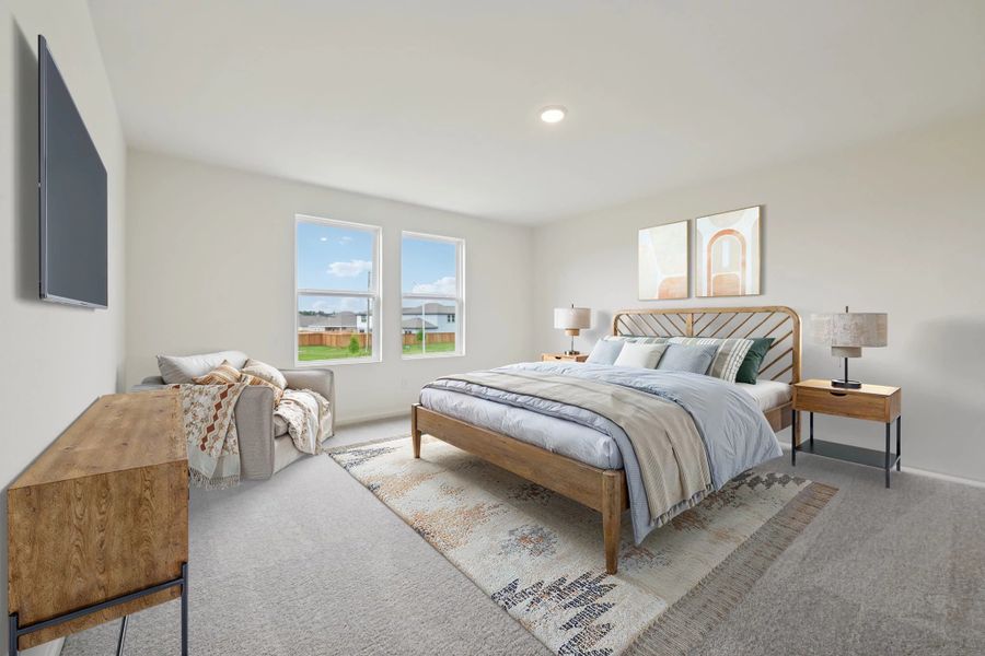 Representative furnished interior of a home built from the Magellan by Starlight Homes in Pelham Square, Deland (Image 7).