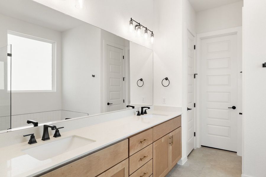 Furnished interior view inside a new home in Heritage, Dripping Springs (Image 19).