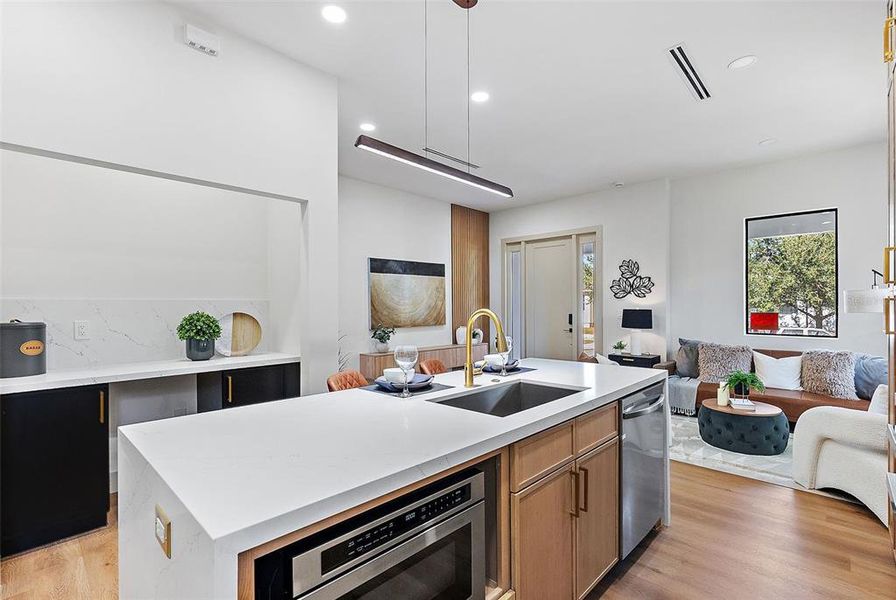 Furnished interior view inside a new home in , Tampa (Image 9).