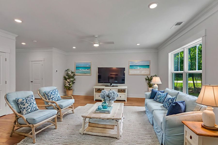 Furnished interior view inside a new home in , Awendaw (Image 7).