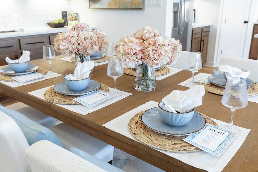 Representative Dining Room - some options shown