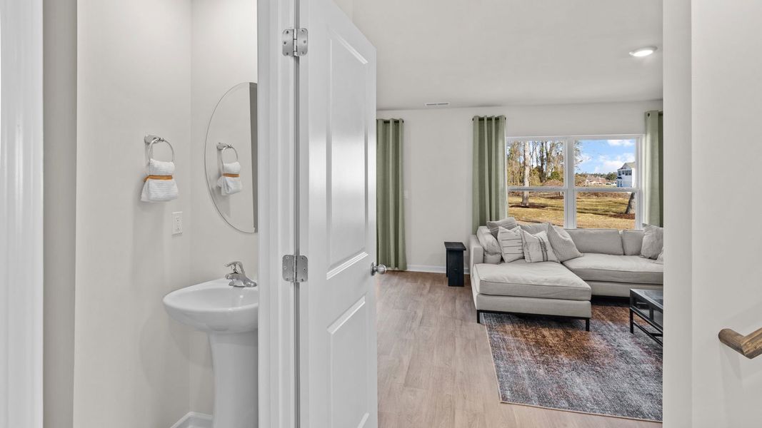 Representative furnished interior of a home built from the Belhaven by D.R. Horton in Mount Hope Estates, Winston-Salem (Image 7).