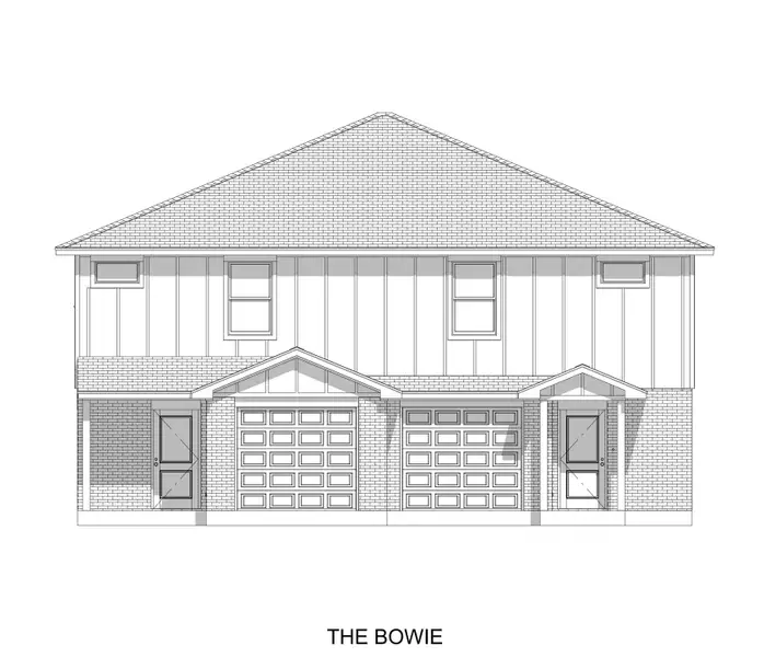 Representative rendering of the exterior for the The Bowie by Flintrock Builder (Image 1). Representative rendering of the exterior for the The Bowie by Flintrock Builder (Image 1).