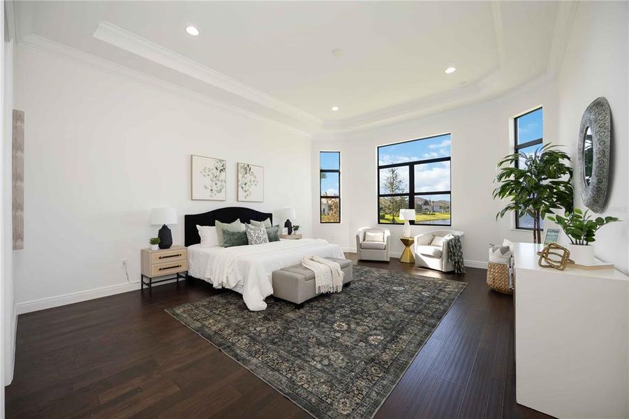 Furnished interior view inside a new home in , Sarasota (Image 17). Furnished interior view inside a new home in , Sarasota (Image 17).