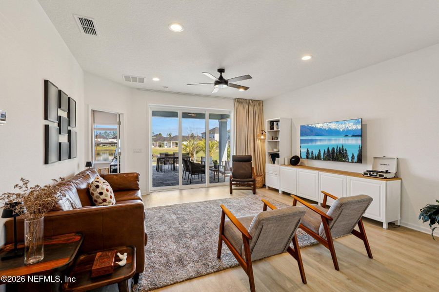 Furnished interior view inside a new home in Beacon Lake, St. Augustine (Image 11).