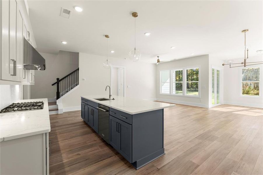 Furnished interior view inside a new home in Hillgrove Preserve, Powder Springs (Image 8).