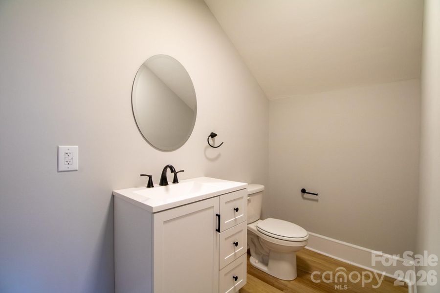 added half bath