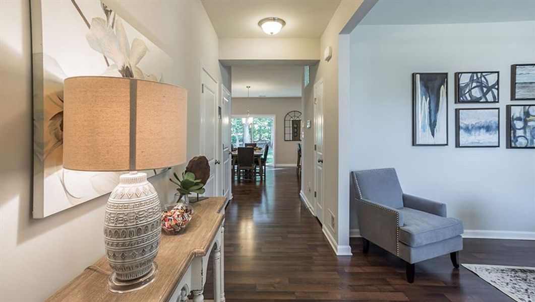 Furnished interior view inside a new home in Twin Lakes, Hoschton (Image 3).