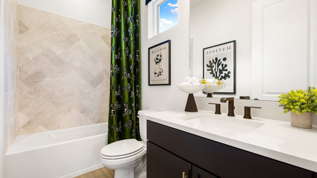 Representative furnished interior of a home built from the Pallazio II by Taylor Morrison in Esplanade at Rivergrass, Naples (Image 16).