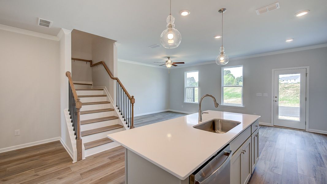 Furnished interior view inside a new home in Langley Overlook, Loganville (Image 13).