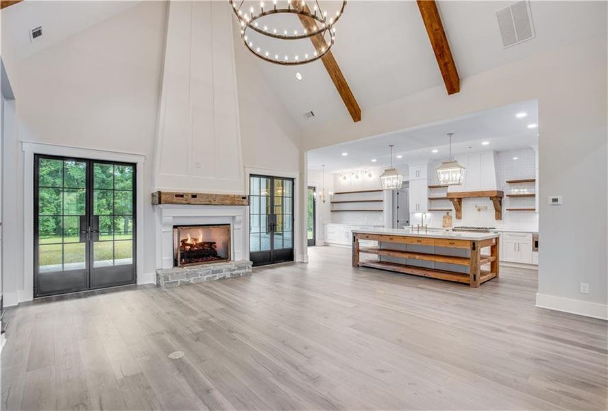 Furnished interior view inside a new home in , Cumming (Image 7).