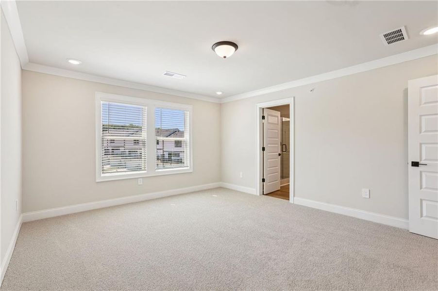Spacious, unfurnished interior of a new home in Hemingway - Highland Series, Cumming (Image 29). Spacious, unfurnished interior of a new home in Hemingway - Highland Series, Cumming (Image 29).