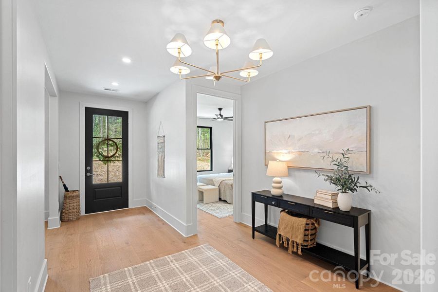 Entryway looking into guest suite Entryway looking into guest suite