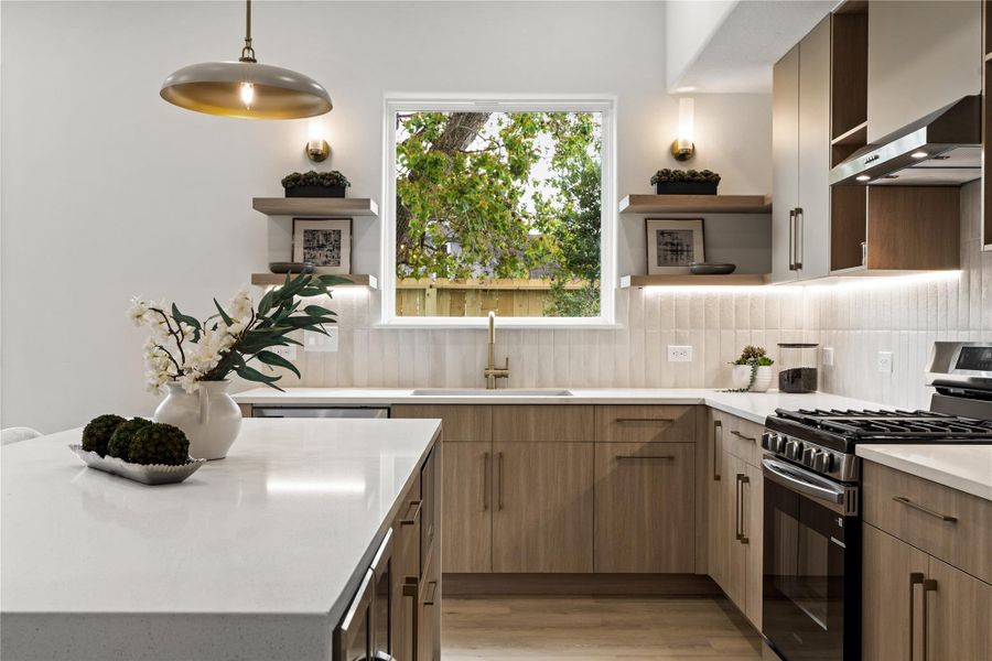 Furnished interior view inside a new home in , Houston (Image 26).