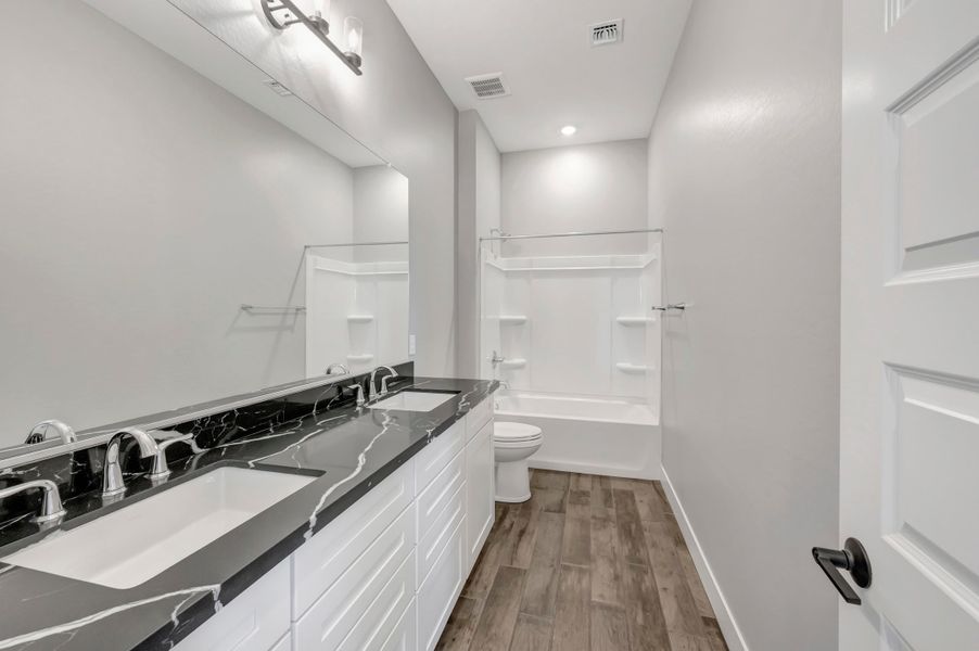 Furnished interior view inside a new home in Blossom Rock, Apache Junction (Image 15). Furnished interior view inside a new home in Blossom Rock, Apache Junction (Image 15).