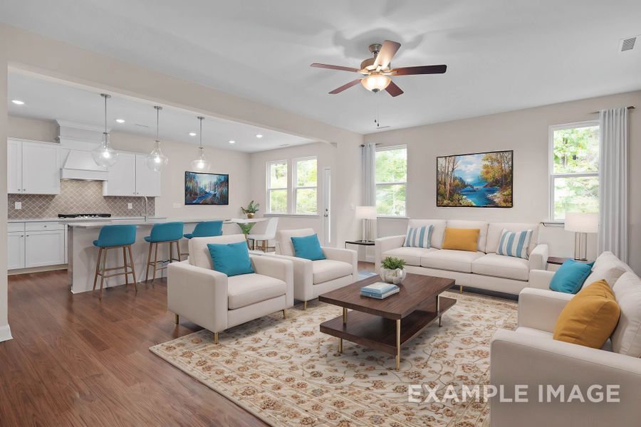 Representative furnished interior of a home built from the The Gavin A by Davidson Homes LLC in Montrose, Aberdeen (Image 11).