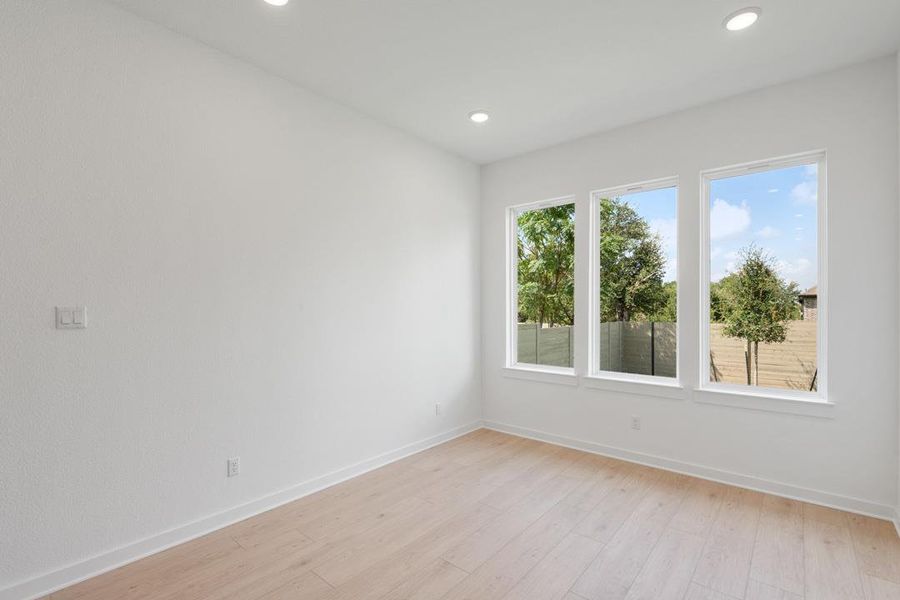 Spacious, unfurnished interior of a new home in Wolf Ranch, Georgetown (Image 26). Spacious, unfurnished interior of a new home in Wolf Ranch, Georgetown (Image 26).