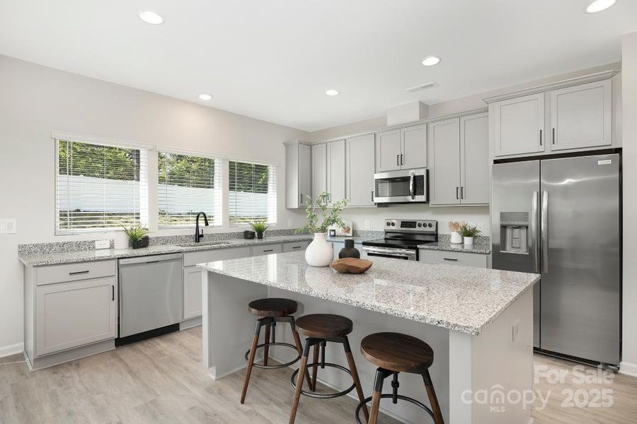 Staged photo from another home with same floor plan