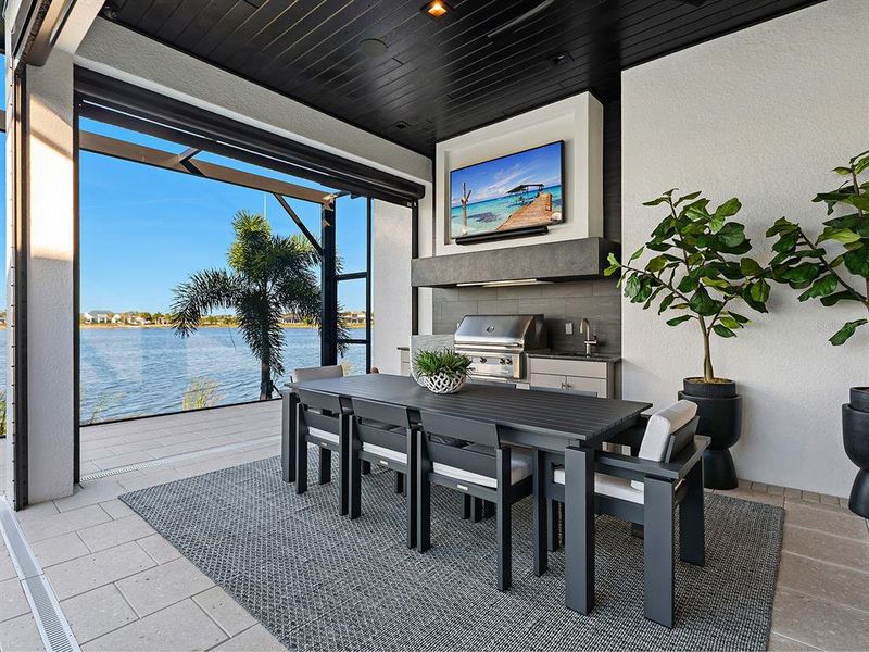 Exterior details and patio area of a home in , Sarasota (Image 41). Exterior details and patio area of a home in , Sarasota (Image 41).