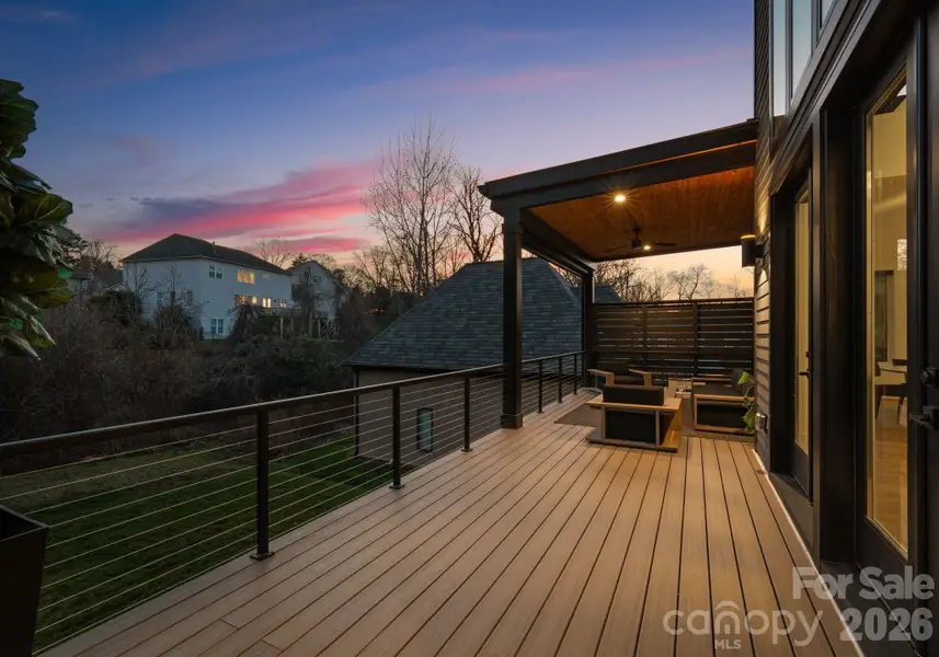 Deck off main floor