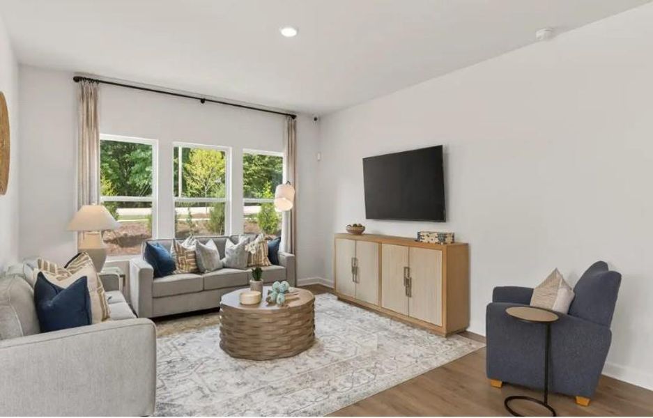 Furnished interior view inside a new home in River Pointe, Monroe (Image 6).