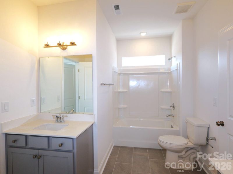 Secondary bathroom