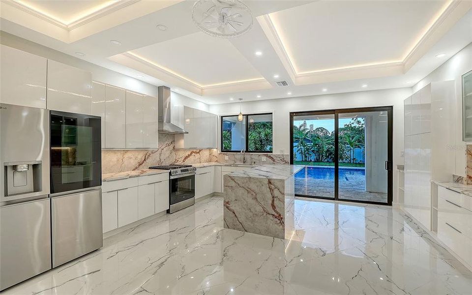 Furnished interior view inside a new home in , Sarasota (Image 8).