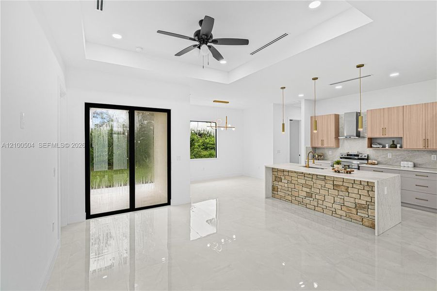 Furnished interior view inside a new home in , Lehigh Acres (Image 5). Furnished interior view inside a new home in , Lehigh Acres (Image 5).