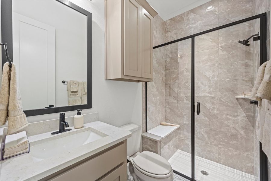 Representative furnished interior of a home built from the Ashbourne by Windsor Homes in Nelson Lake Estates, Rockwall (Image 35).