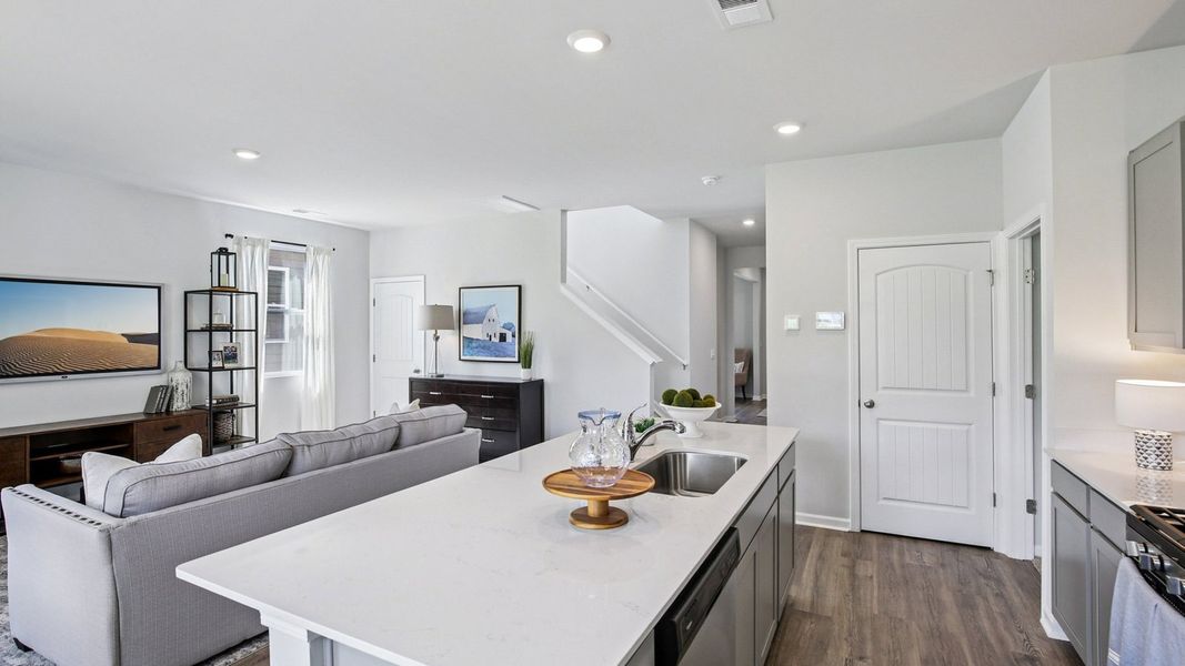 Representative furnished interior of a home built from the SALEM by D.R. Horton in Pottsview, Smyrna (Image 38).