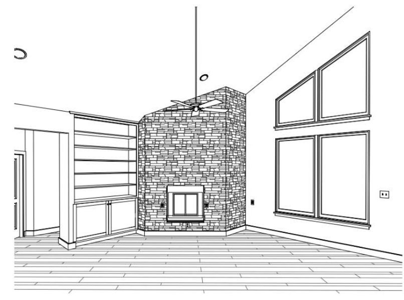 Exterior rendering of this home design in , Edgewood, TX (Image 6). Exterior rendering of this home design in , Edgewood, TX (Image 6).