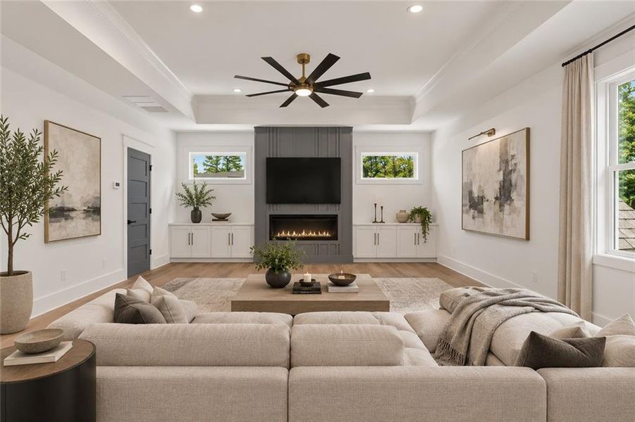 Furnished interior view inside a new home in , Jefferson (Image 38).