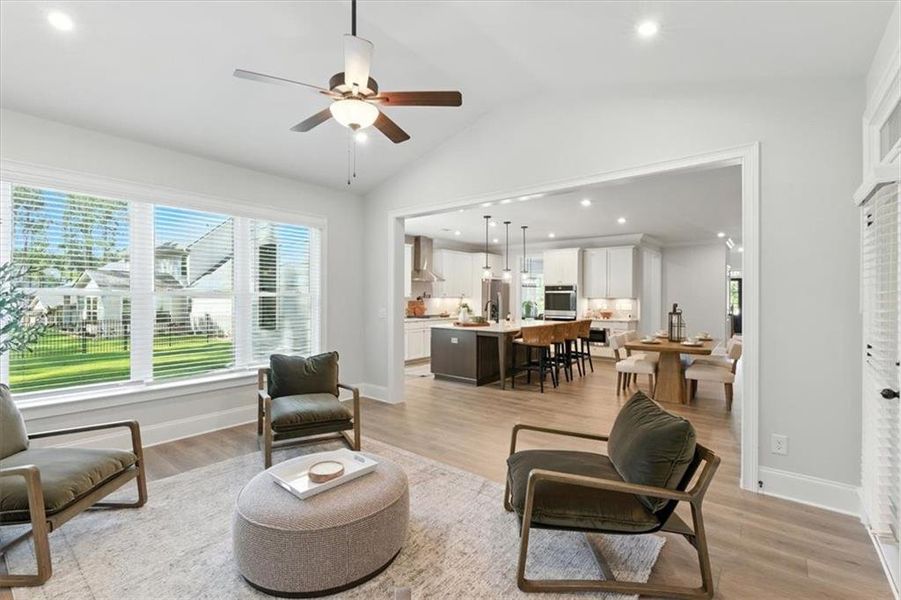 Furnished interior view inside a new home in Ford Landing, Acworth (Image 41).