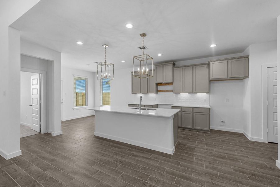 Furnished interior view inside a new home in Huntington Place, Rosharon (Image 12).