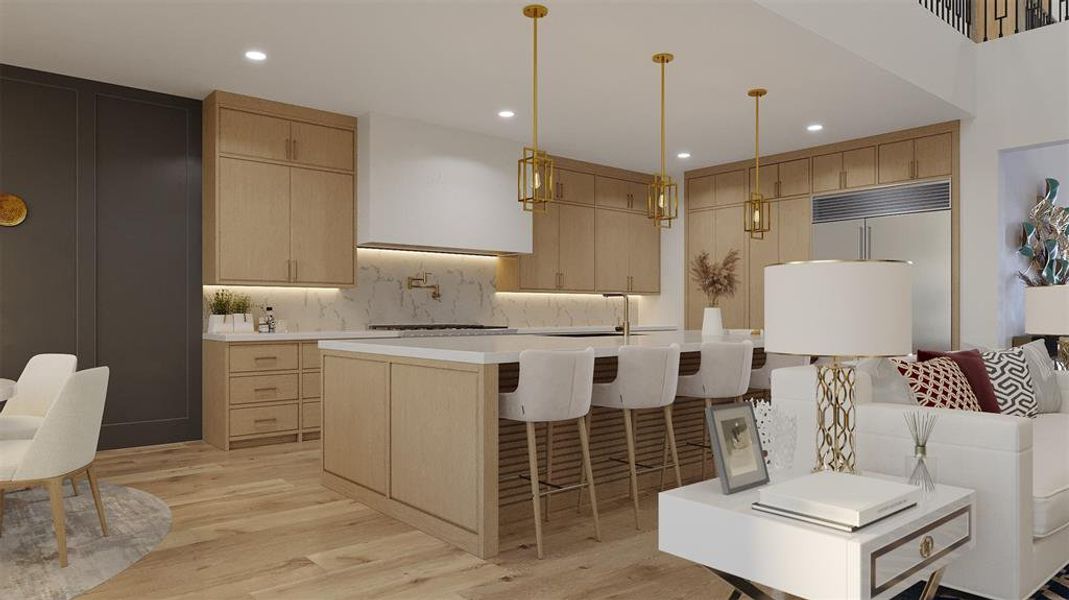 Furnished interior view inside a new home in , Rowlett (Image 4).