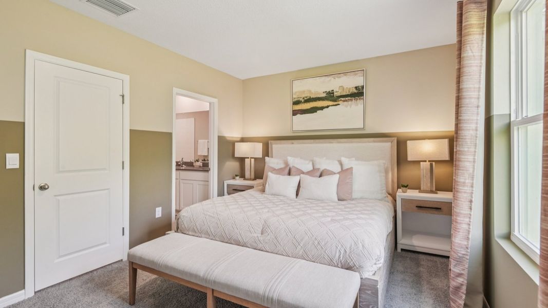 Furnished interior view inside a new home in Westwood, Land O' Lakes (Image 25).