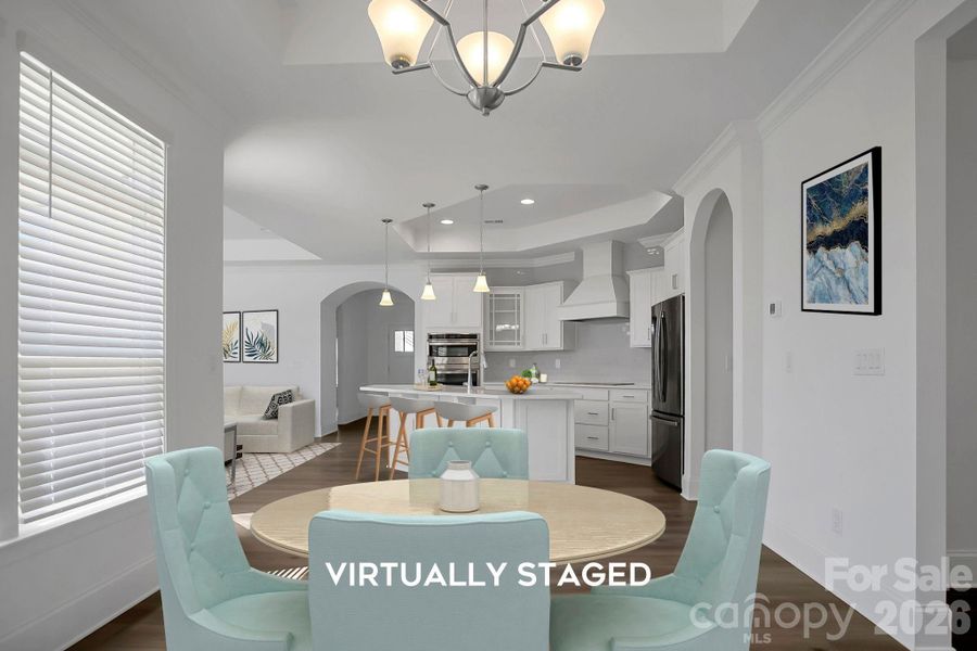 Furnished interior view inside a new home in , Gastonia (Image 15).