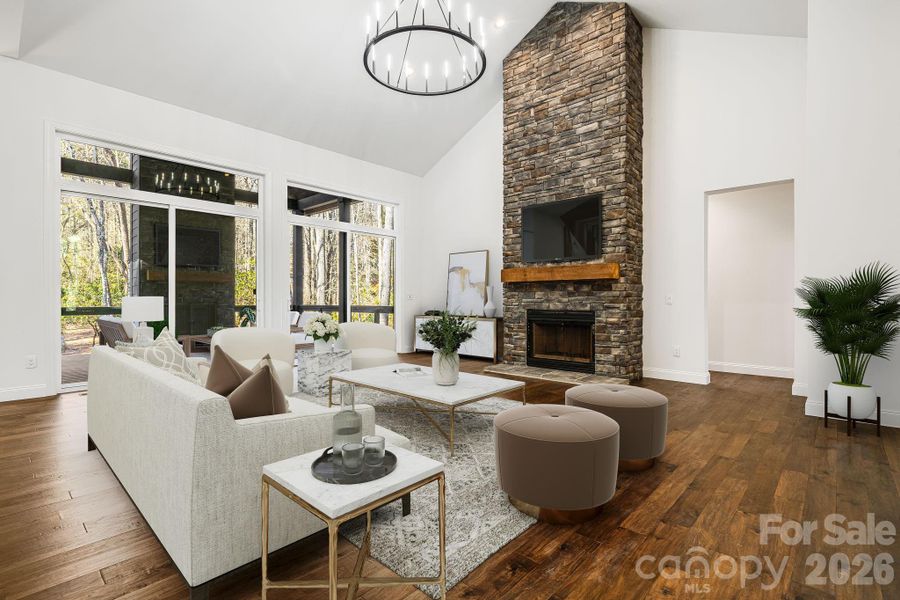 Furnished interior view inside a new home in , Sapphire (Image 5).