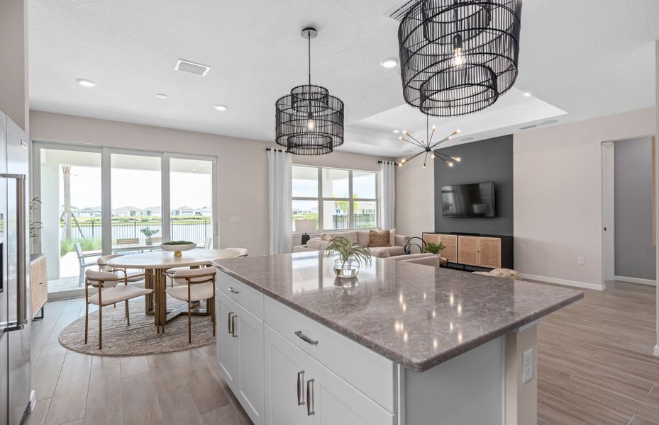 Representative furnished interior of a home built from the Prosperity by Del Webb in Del Webb Lakehaven, Clermont (Image 11). Representative furnished interior of a home built from the Prosperity by Del Webb in Del Webb Lakehaven, Clermont (Image 11).